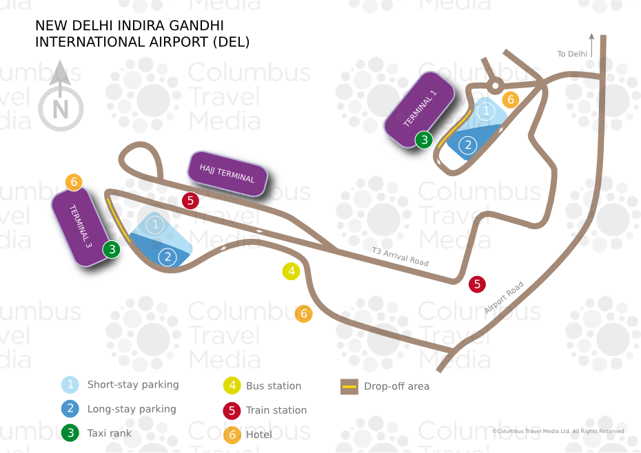 สนามบินนานาชาติอินทิรา คานธี (DEL) (เดลี)